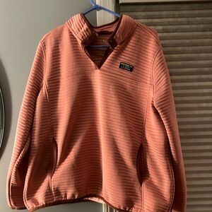 LL Bean Quarter Button Pull over
